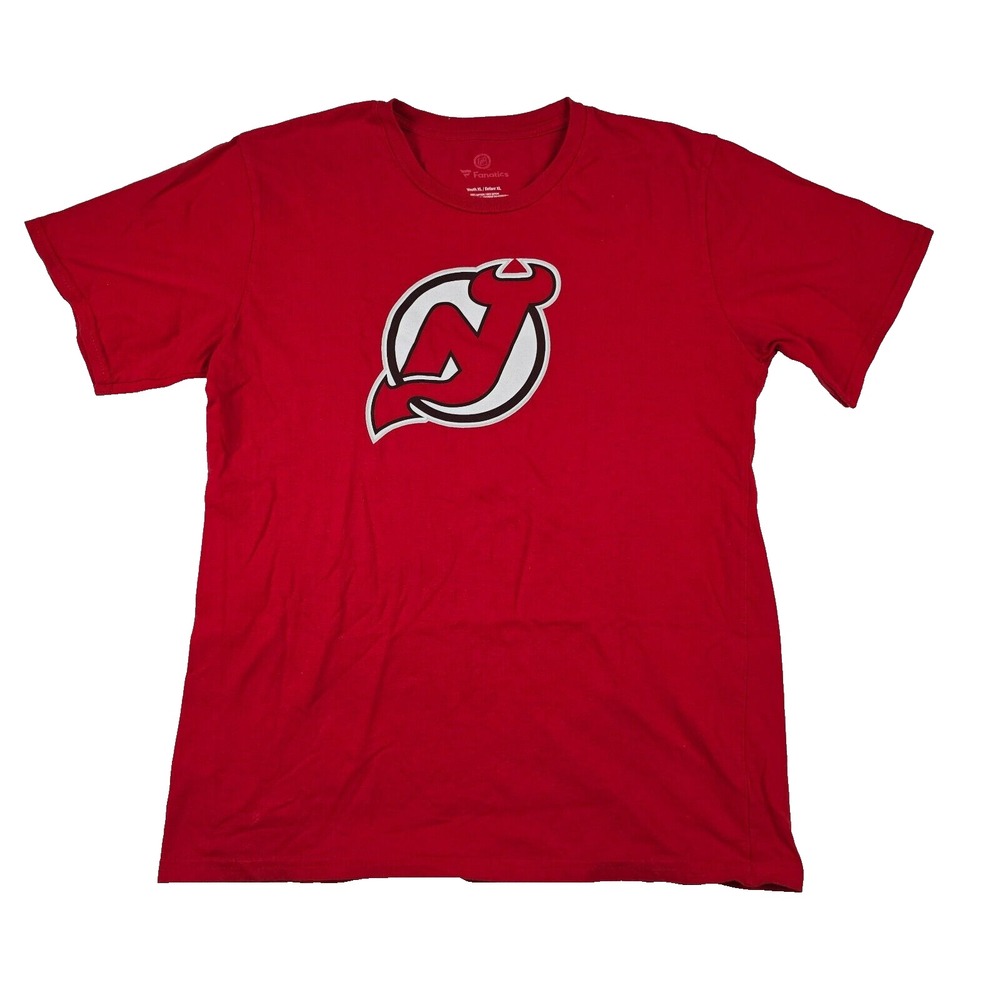 Fanatics New Jersey Devils Taylor Hall 9 Red Graphic T-Shirt Youth XL NHL